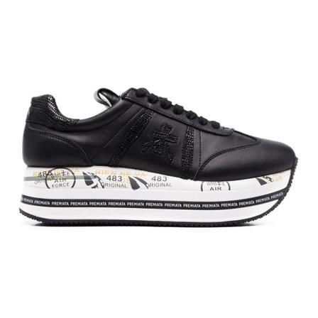Premiata Beth Sneakers Sort, Dame, Størrelse: 40 EU