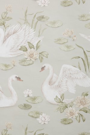 Newbie | Tapet Lily Swan Lysegrønn ONE SIZE | Lysegrønn