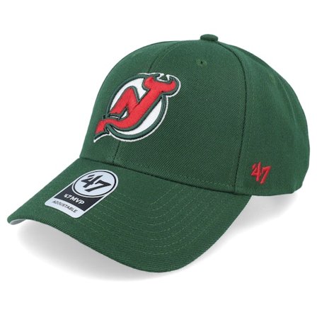 47 Brand - NHL Zelená adjustable Kšiltovka - New Jersey Devils Mvp Dark Green/Red Adjustable @ Hatstore