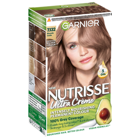 Garnier Nutrisse Permanent Nourishing Hair Color Nivå 3 Hårfärg Dam Brun ONESIZE