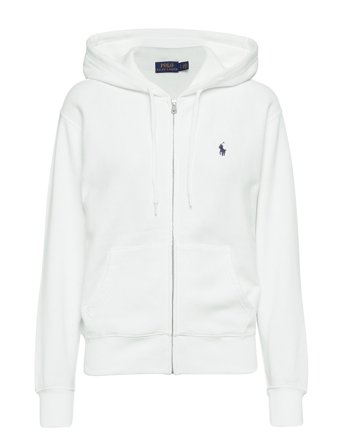 Polo Ralph Lauren Fleece Full-Zip Hoodie - White - XL