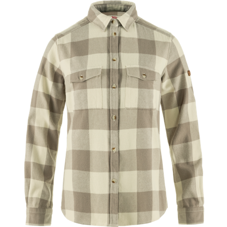 Fjällräven Övik Heavy Flannel Shirt W Fog-Chalk White