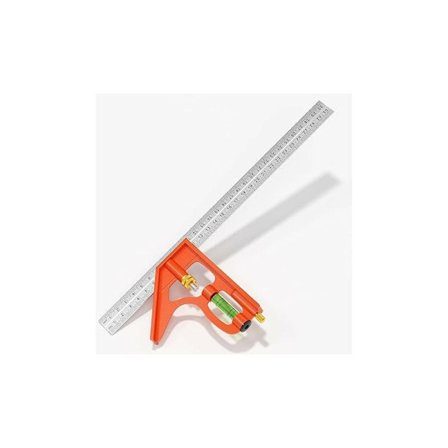 Kombinationssæt 300mm - Metrisk - Universal og præcis metal kombinationssæt med stop og ridseværktøj - Professionelt måleværktøj KLB