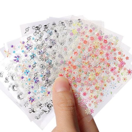 10 ark självhäftande nageldekorationer [HK]