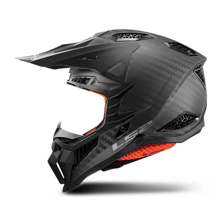 LS2 MX703 X-Force C Pro Fim Crosshjälm Matt Carbon/Svart S