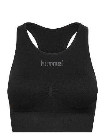 Hummel First Seamless Bra Woman Lingerie Bras & Tops Sports Bras - ALL Svart Hummel