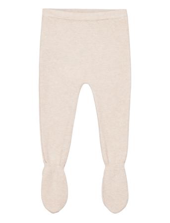 Knit Footed Pants Leggings Beige Mango*Betinget Tilbud