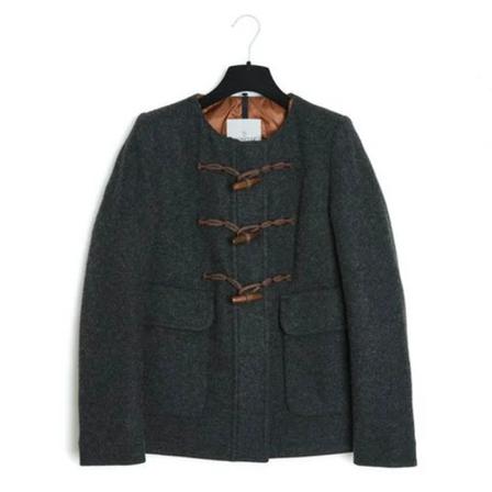 Moncler Pre-owned Pre-owned outerwear , Grijs , Dames , Maat: M Vintage Jassen