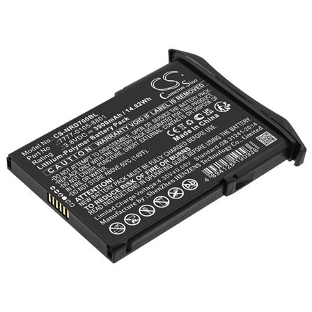 Batteri til stregkodescanner til NCR Orderman 7, 7 MSR, 7777-01YY