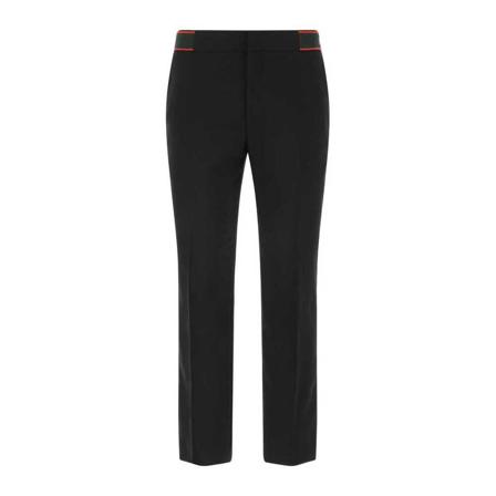 Alexander McQueen Straight Bukser Sort, Herre Bukser