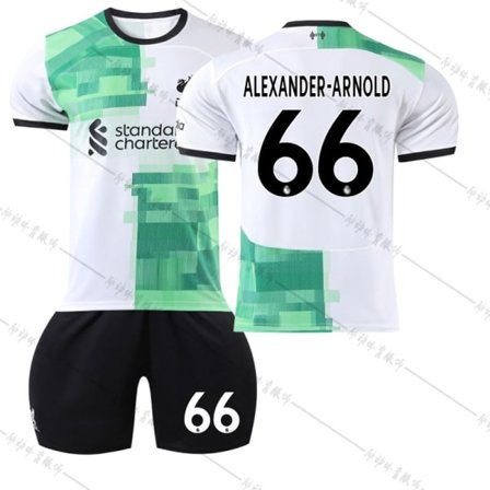 23 Liverpool Borte Fotbollströja NR 66 Alexander-Arnold Tröja #M