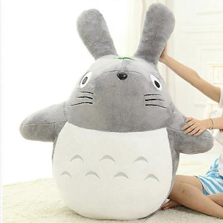 Chihiro og Heksene Cartoon Chinchilla Dukke Min Nabo Totoro Plyslegetøj Pude Blød Stofdukke Seng Stor Pude Legetøj til Børn Gave-Perfekt