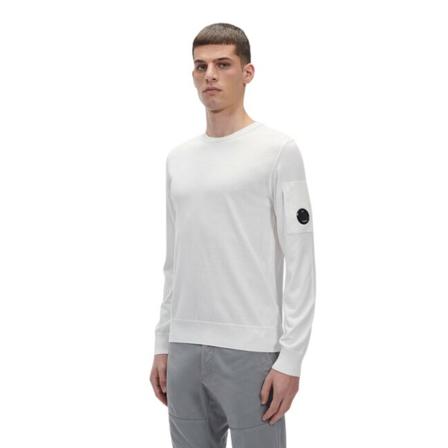 C.p. Company Clear sweater with detail Hvid, Herre