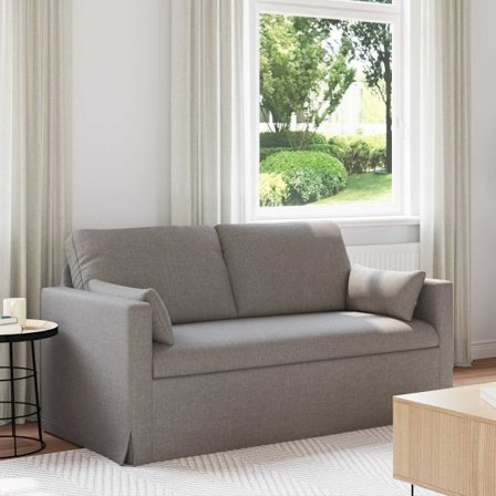 Soffa 140cm Taupe Metall