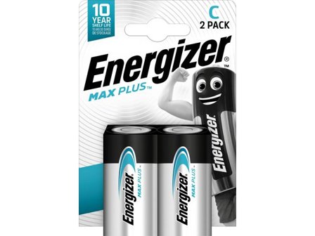 ENERGIZER Batteri Max Plus C 2/fp - Lyreco - Kontorsmaskiner - Batterier - C
