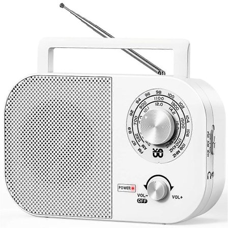 Bärbar AM FM-radio med lång räckvidd, transistorradio_Billiga Gåvor