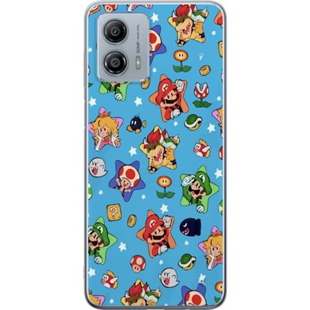 Kompatibelt Mobilskal till Motorola Motorola Moto G53 Nintendo Mario Mönster Switch Spel