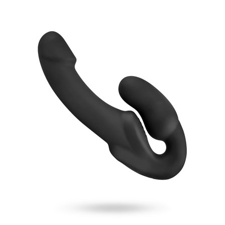 No-Parts - Morgan Strapless Strap-On Dildo - 22 cm - Black