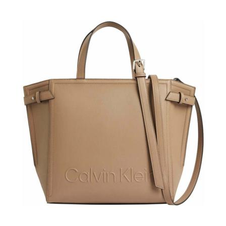 Calvin Klein, Tote Bags Beżowy, Kobieta, Rozmiar: ONE Size