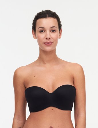 CHANTELLE Norah Bandeau T-Shirt Bra - Black - E x 75