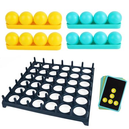 Pong Challenge Game - Hoppende Ballspill - Brettspill for Barn og Familie - Interaktivt Bordspill - Hoppende Leke