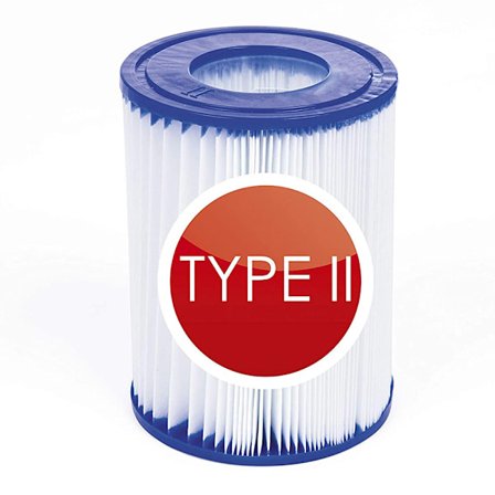 Vannfilterpatron 58094 for Intex AB 530/800 Gal Filterpumpe HEPA-filter, 10,6x13,6 cm