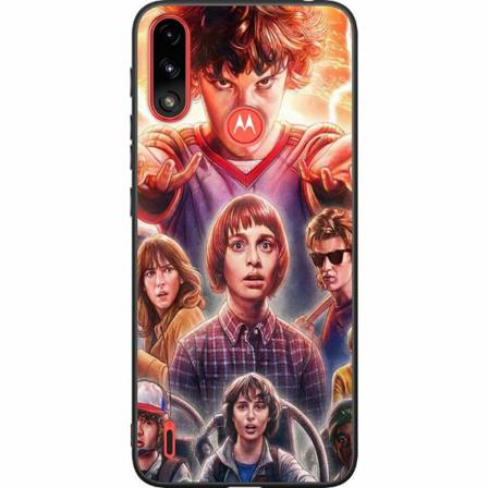 Motorola Moto E7i Power Svart Skal Stranger Things