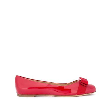 Salvatore Ferragamo Flat Schoenen , Rood , Dames , Maat: 38 EU