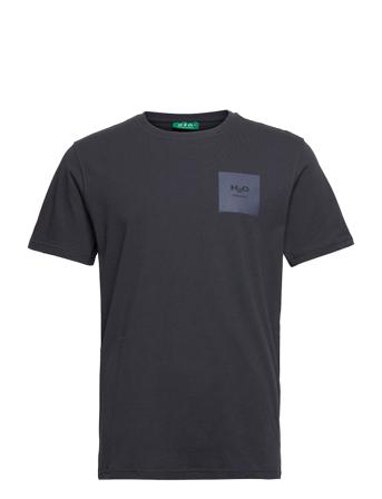 Lyø Organic Tee T-shirts Short-sleeved Svart H2O