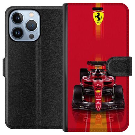 Yhteensopiva Lompakkokotelo Apple Apple iPhone 13 Pro Ferrari Formula 1 -auto ikonisessa punaisessa muotoilussa urheilullisella tarkkuudella