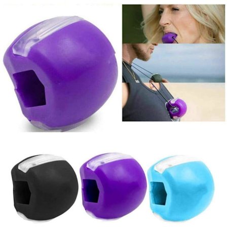 Jawline Face Exerciser Fitness Ball Neck Jaw Toner 60 Pounds