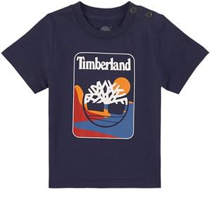 Kids - Timberland Kids Navy Tree Logo T-Shirt 12 Months - Tops - 12 months - Navy - Junge