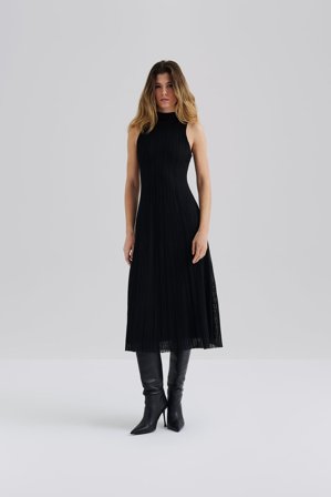 Malina - Nessa midi dress - L - Black