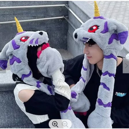 Mub - Kvinders Fluffy Vindtæt Ski Ørevarmer Hue Lomme Handsker Vinter Enhjørning Halstørklæde Hue Handsker 3-i-1 Hætte Halstørklæde Hue Handskesæt 