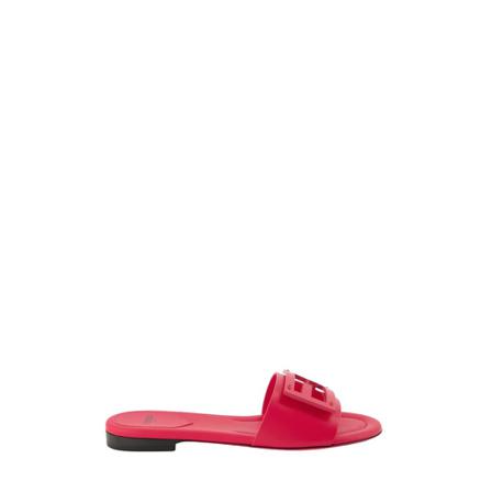 Fendi Sliders Pink, Dame Sandaler, Størrelse: 37 EU