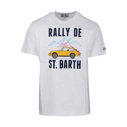 Saint Barth T-Shirts , Wit , Heren , Maat: L