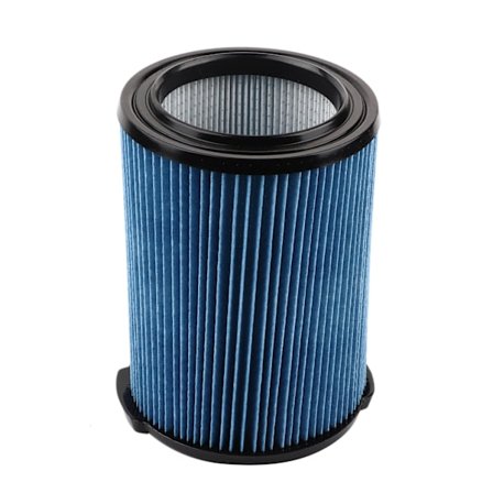 Fint dammfilter för våt- och torrdammsugare, kompatibelt med RIDGID-dammsugare, ersättningsfilter Vf4000, lätt att rengöra med vatten, veckat 