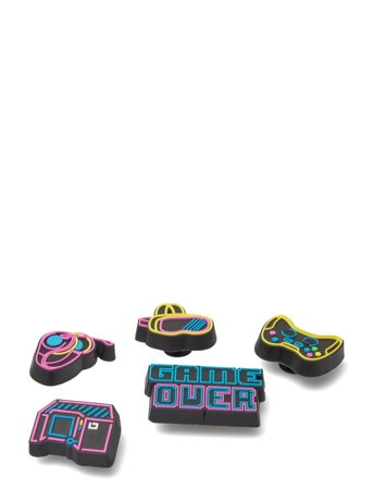 Lights Up Neon Gamer 5 Pack Patterned Crocs