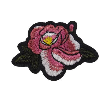 2st Tygmärken -Ros - Storlek 5,8cm flerfärgad