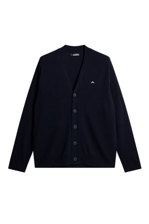 J.Lindeberg - Golf - Lucas Knitted Cardigan - Blå - Man - XL