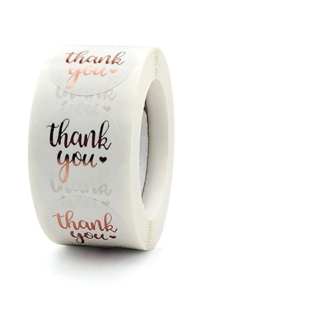 500 stk runde klistremerker