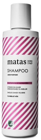 3 for 2 - Matas Striber Shampoo til Krøllet Hår Uden Parfume 250 ml, Hår, Shampoo, Hårshampoo