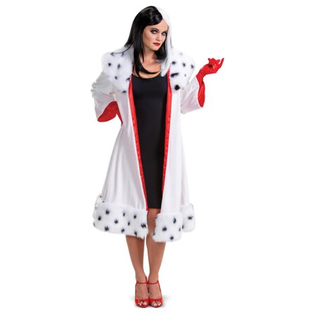 Disney Skurk Cruella Maskeraddräkt S