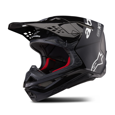 Alpinestars Supertech S-M10 Flood MX Helmet Black/Dark Grey L