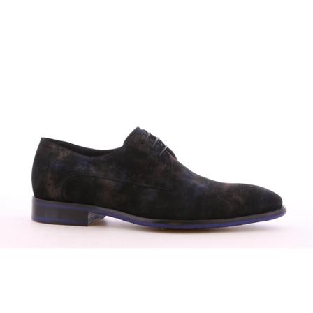 Van Bommel classic lace -up Schoenen 11 , Blauw , Heren , Maat: 42 EU