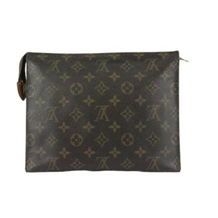 Louis Vuitton Vintage, Pre-owned Canvas louis-vuitton-bags Bruin, Dames, Maat:ONE Size