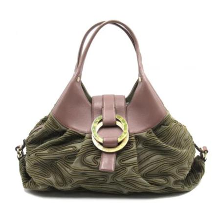Bvlgari Vintage, Pre-owned Canvas shoulder-bags Bruin, Dames, Maat:ONE Size