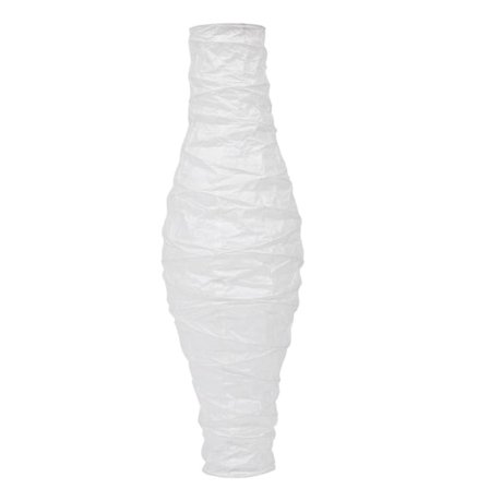 Japansk Dekor Stående Lampedeksel Erstatning Papir Gulvlampe Deksel Stue Lampe Skjerm Hvit Papir Lampe Skjerm