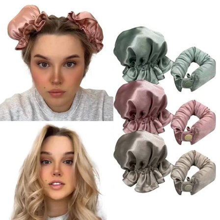 No Heat Hair Curler Heatless Curling Rod Silk Curls Soft Hair Rollers Sleeping Headband Lazy Hair Curlers Hair Styling Tools