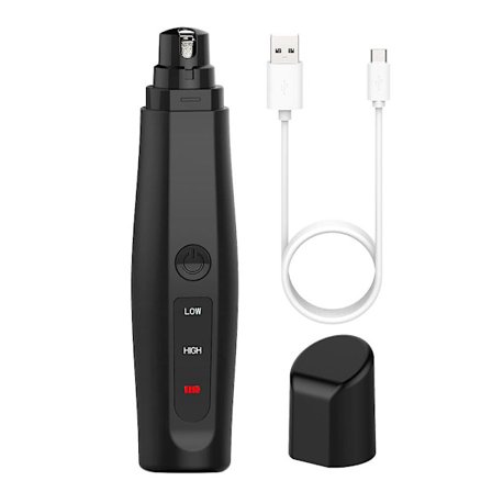 Sæt til neglepleje - Elektrisk negleklipper til kæledyr - Kattepleje - Neglesliber til kæledyr